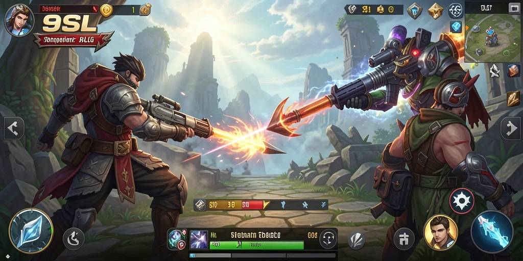 Tampilan gameplay menarik dari 9SL dengan strategi mendalam.
