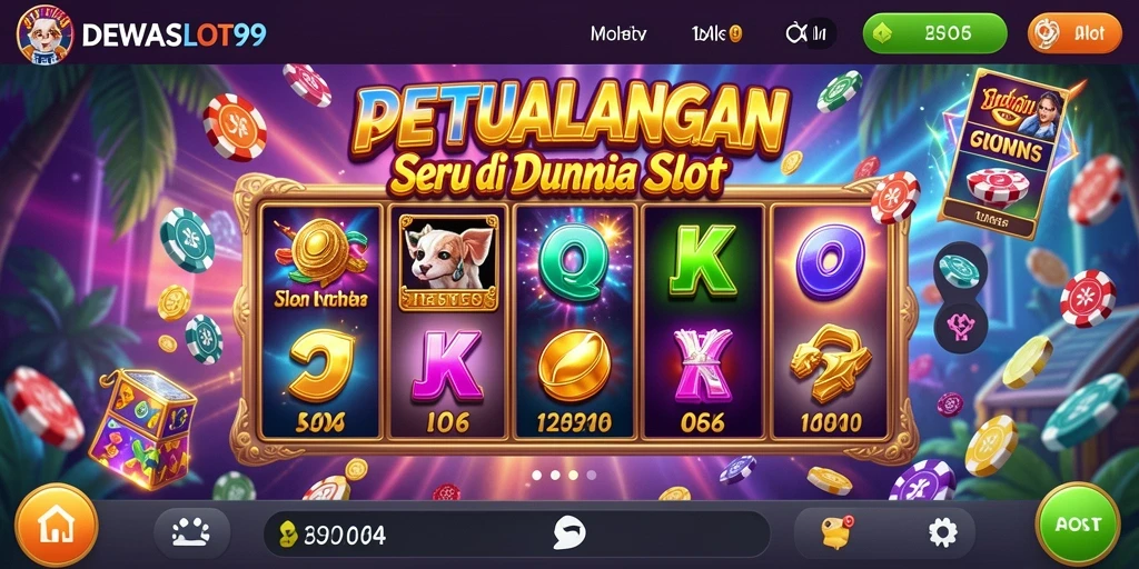 Tampilan gameplay DEWASLOT99 yang penuh petualangan dan keseruan.