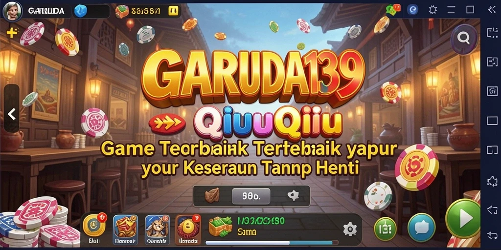 Tampilan gameplay QiuQiu yang menegangkan di GARUDA138.