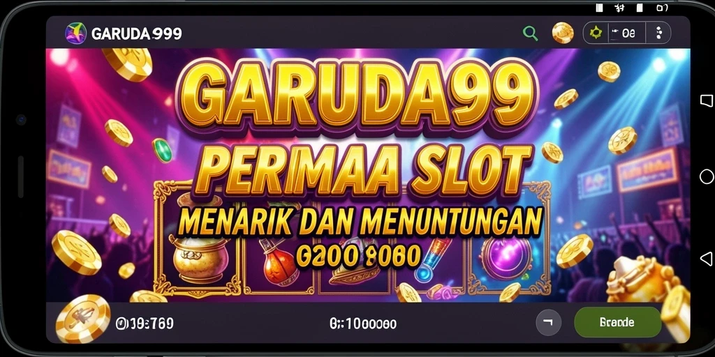 Screenshot GARUDA999 menampilkan gameplay slot yang menarik dan berwarna.
