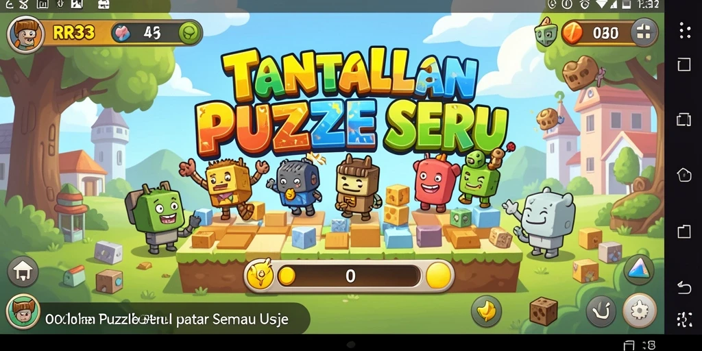 Tampilan gameplay RR33 dengan tantangan Puzzle yang menarik.