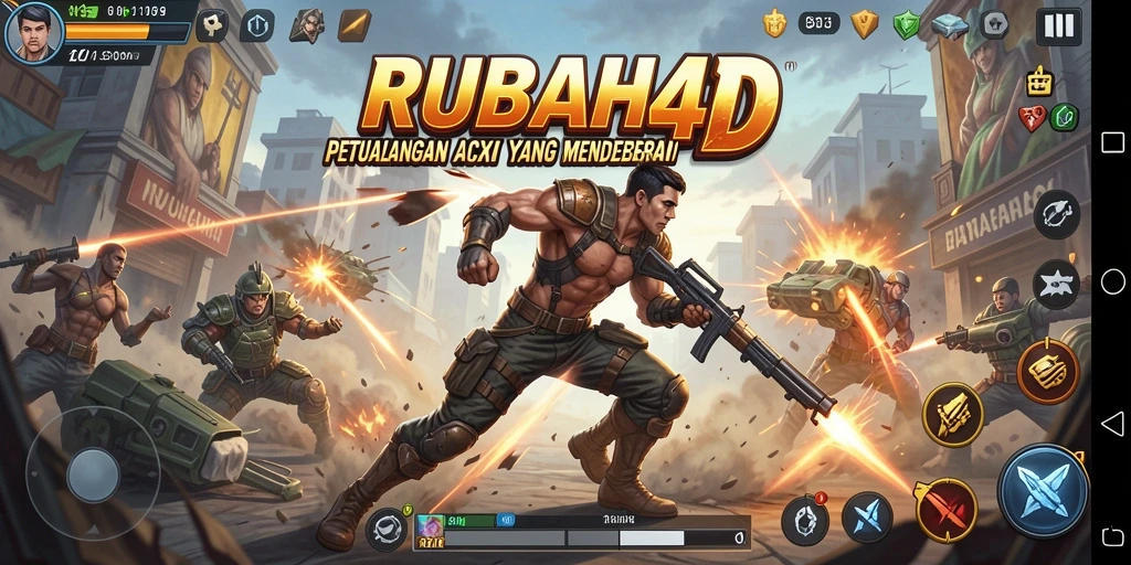 Screenshot gameplay RUBAH4D menunjukkan aksi seru dan grafis menakjubkan.