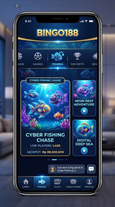 Screenshot fitur unggulan dari aplikasi bingo188 yang memberikan pengalaman maksimal.
